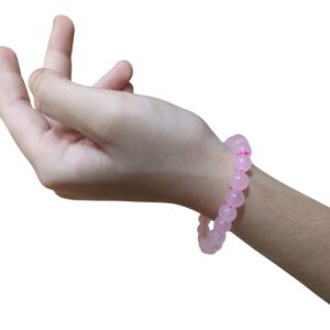 Natural Rose Quartz Certified Braclet Men & Women